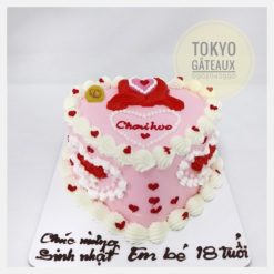 Bánh sinh nhật Trái tim ngọc trai