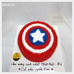 Bánh sinh nhật Captain America’s Shield