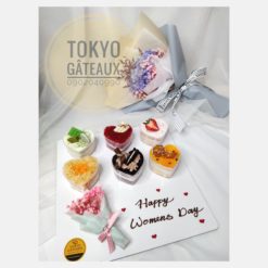 Set 6 bánh sinh nhật Trái tim