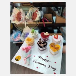 Set 6 bánh sinh nhật Trái tim