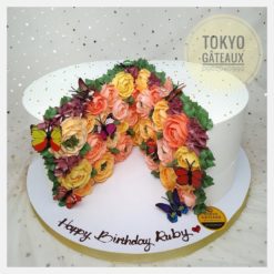 Bánh sinh nhật Khu vườn sắc màu