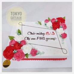 Bánh sinh nhật Hoa hồng 8/3