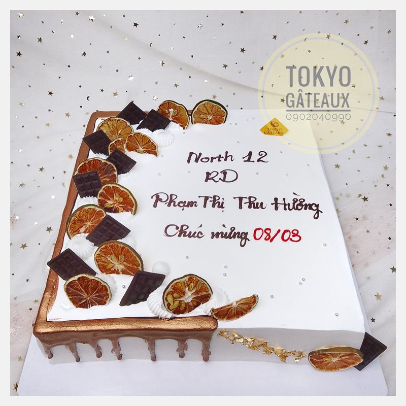 Bánh sinh nhật Cam chanh ngọt ngào