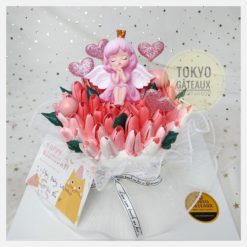 Bánh sinh nhật Thiên thần vườn hoa