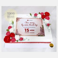 Bánh sinh nhật Hoa hồng đỏ