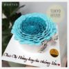 Bánh sinh nhật Hoa xanh yêu thương