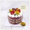 Bánh sinh nhật Red Velvet dâu xinh