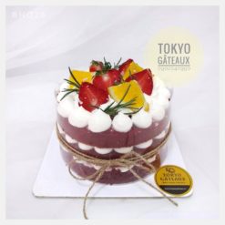 Bánh sinh nhật Red Velvet dâu xinh