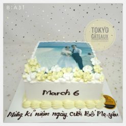 Bánh sinh nhật In ảnh hiện đại