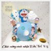 Bánh sinh nhật Doraemon và những người bạn