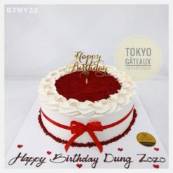 Bánh sinh nhật Kem Tươi Phủ Redvelvet