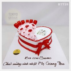 Bánh sinh nhật Hoa hồng tình yêu