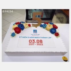 Bánh sinh nhật Hoa ngũ sắc