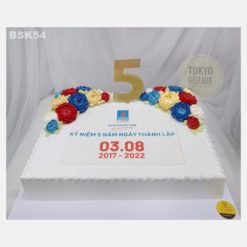 Bánh sinh nhật Hoa ngũ sắc