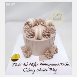Bánh sinh nhật Macaron socola