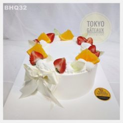 Bánh sinh nhật Dâu tây cam tươi