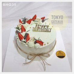 Bánh sinh nhật Matcha dâu tây