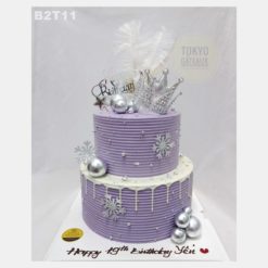 Bánh Sinh Nhật Nữ Hoàng Màu Hồng