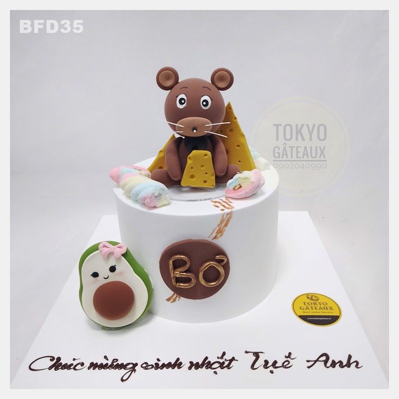 Bánh sinh nhật Mouse with cheese