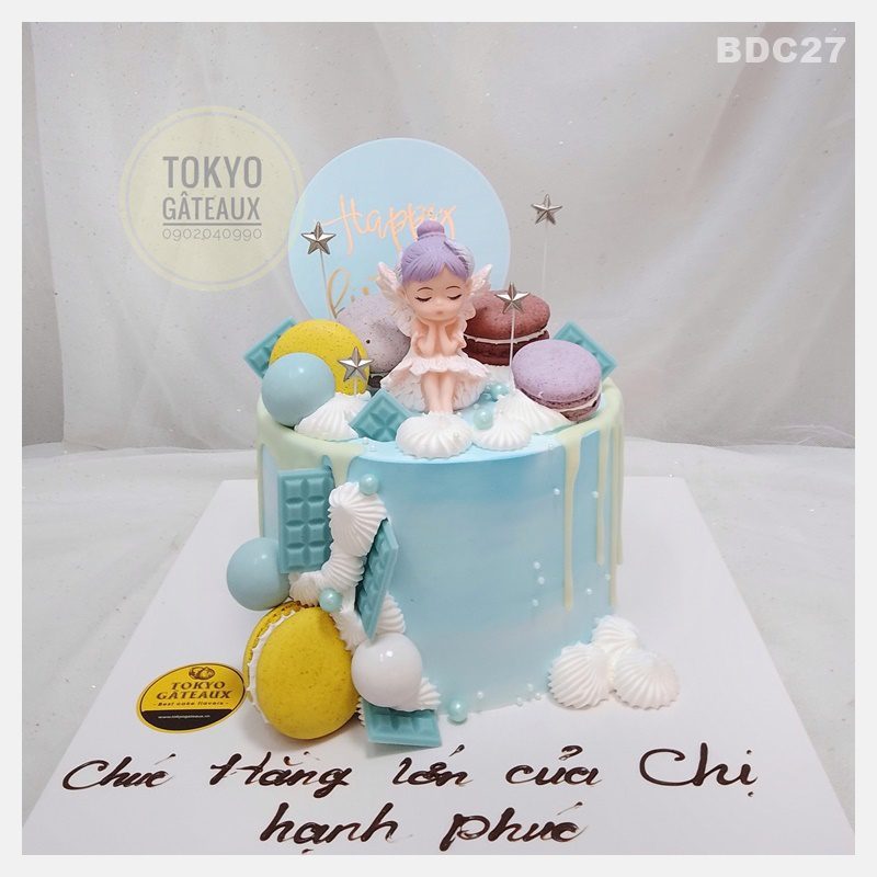 Bánh sinh nhật Macaron mộng mơ