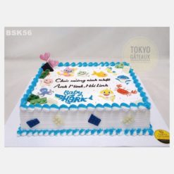 Bánh sinh nhật In ảnh Baby sharks