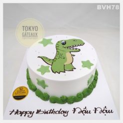 Bánh sinh nhật Khủng long xanh