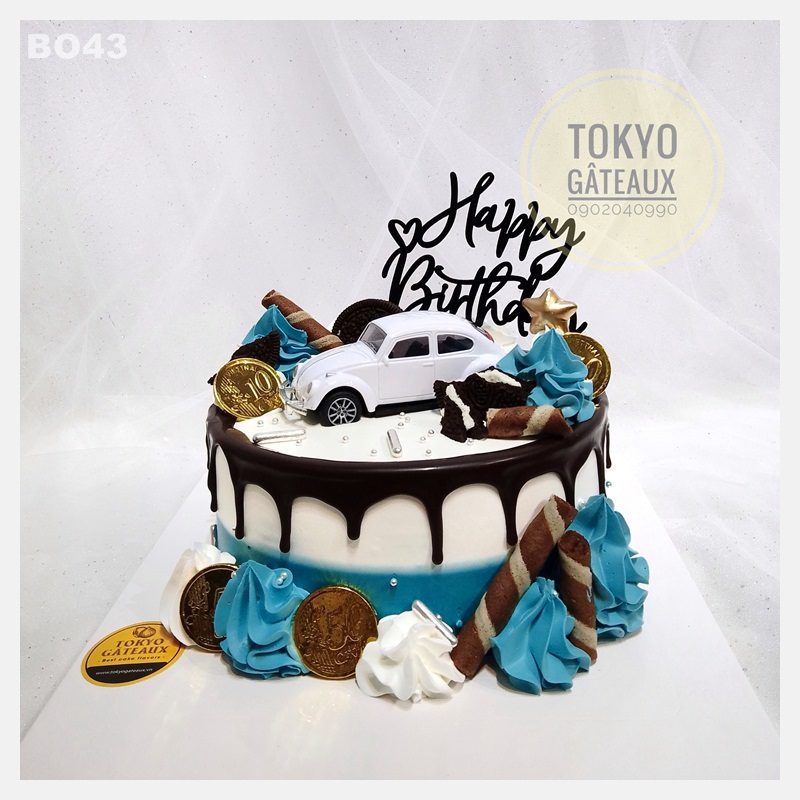 Bánh sinh nhật Oto Cổ Sang Trọng