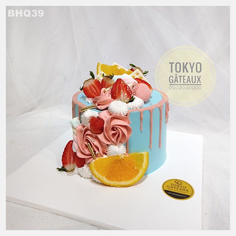 Bánh sinh nhật Hoa quả mùa hè