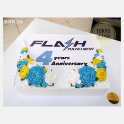 Bánh sinh nhật In Ảnh Hoa Kem