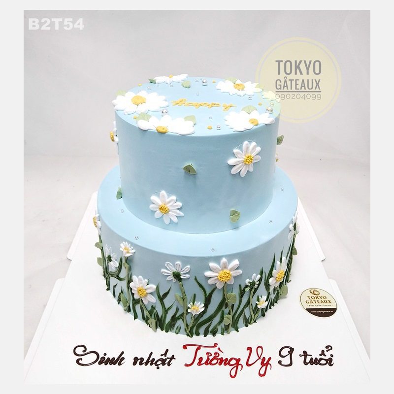 Bánh sinh nhật Đồi hoa cúc