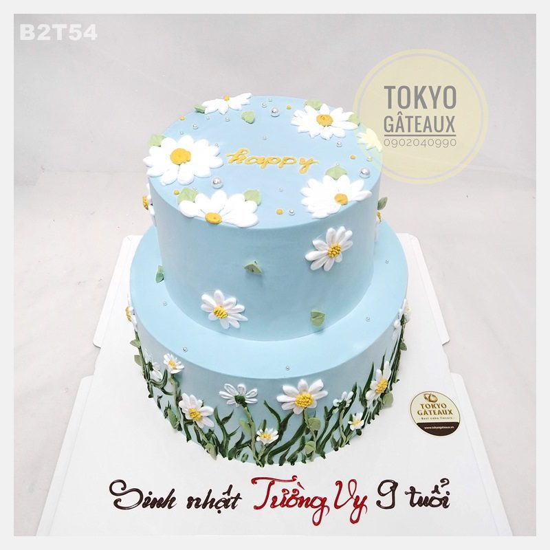 Bánh sinh nhật Đồi hoa cúc