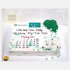 Bánh sinh nhật Hoa xanh hiện đại