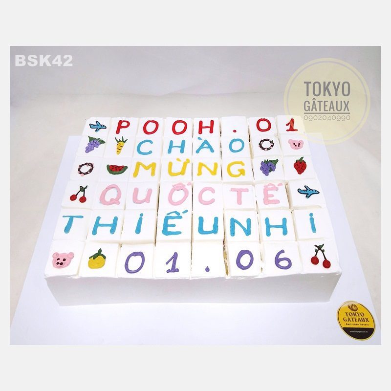 Bánh sinh nhật Quốc tế Thiếu nhi