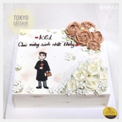 Bánh sinh nhật Hoa Kem Hiện Đại