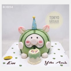Bánh sinh nhật Chú Lợn Dưa Hấu