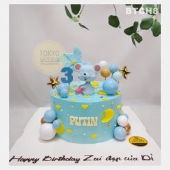 Bánh sinh nhật Bé Chuột Xanh Đáng Yêu