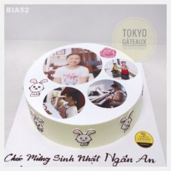 Bánh sinh nhật In ảnh tròn