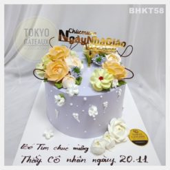 Bánh sinh nhật Vườn hoa tím
