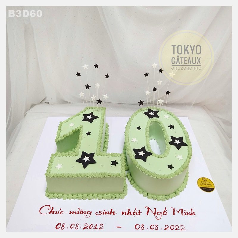 Bánh sinh nhật số 3D