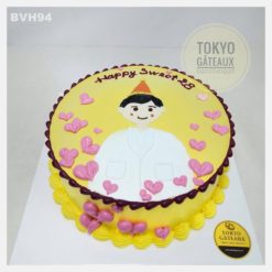 Bánh sinh nhật Chàng trai sơ mi trắng