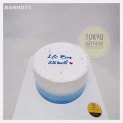 Bánh sinh nhật Xanh dương ombre