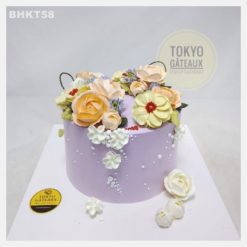 Bánh sinh nhật Vườn hoa tím