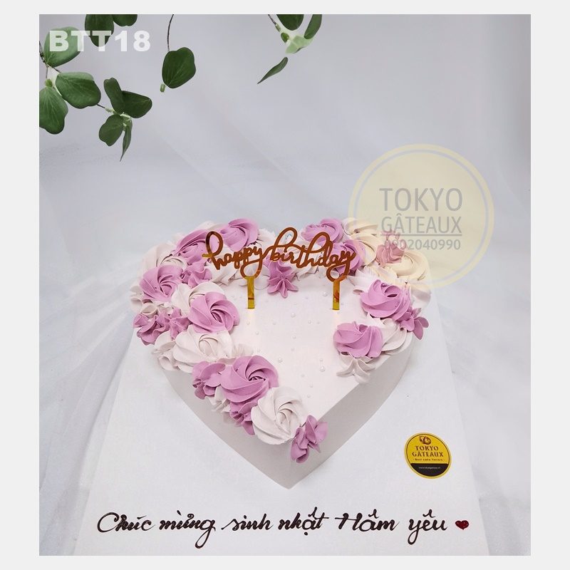 Bánh sinh nhật Trái Tim Mùa Xuân