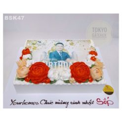 Bánh sinh nhật Hoa Hồng cam