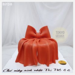 Bánh sinh nhật Nơ trắng dễ thương