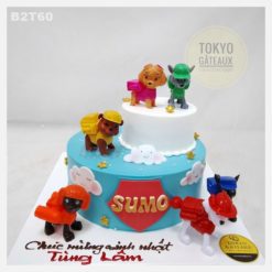 Bánh sinh nhật Biệt đội chó cứu hộ