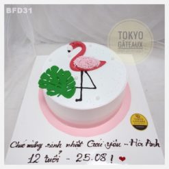 Bánh sinh nhật Chim hồng hạc