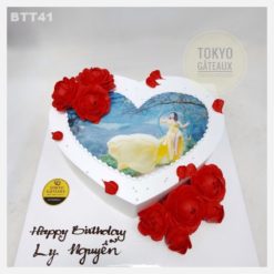 Bánh sinh nhật In ảnh trái tim