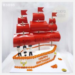 Bánh sinh nhật Thuyền buồm may mắn