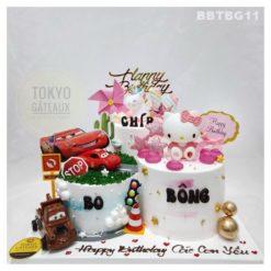 Bánh sinh nhật Frozen & Spiderman